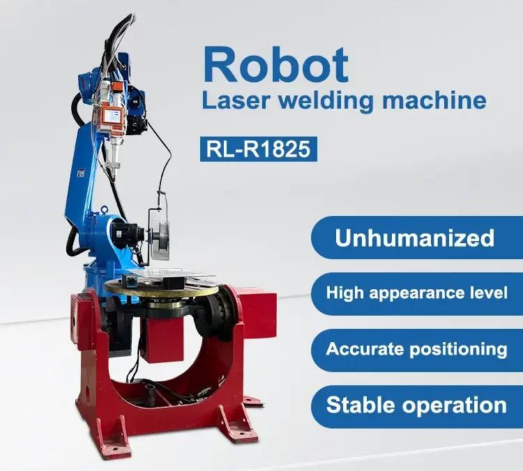 6 axis fiber robot laser welder